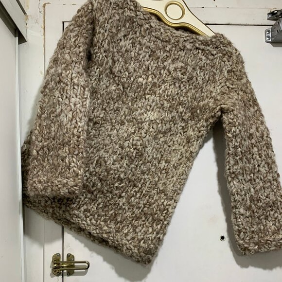 HAND-KNIT SOFT CHUNKY WOOL SWEATERS SIZE S - Picture 7 of 10